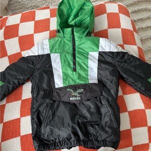 Philadelphia Eagles windbreaker quarter zip
